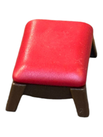 Voetenbank bruin rood 3022560/30059270