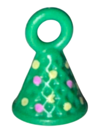 bedeltje / kerstbel groen
