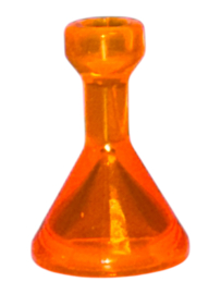 fles transparant oranje 30616322-1
