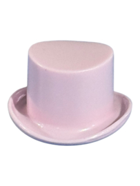 hoge hoed licht roze