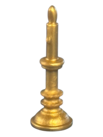 Kandelaar met kaars goud 30210940
