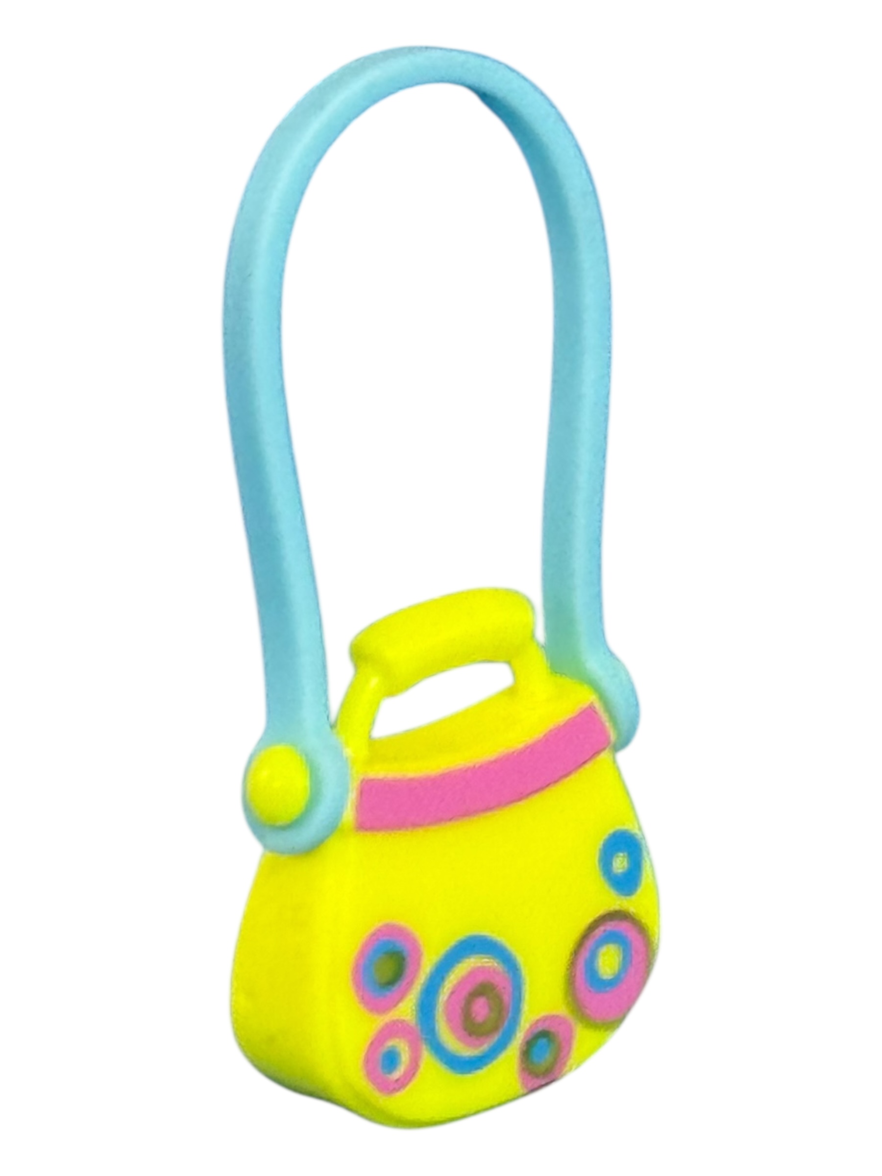 Handtas met strap geel