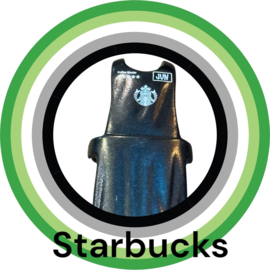 starbucks schort zwart