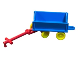 Bolderkar blauw/rood/geel