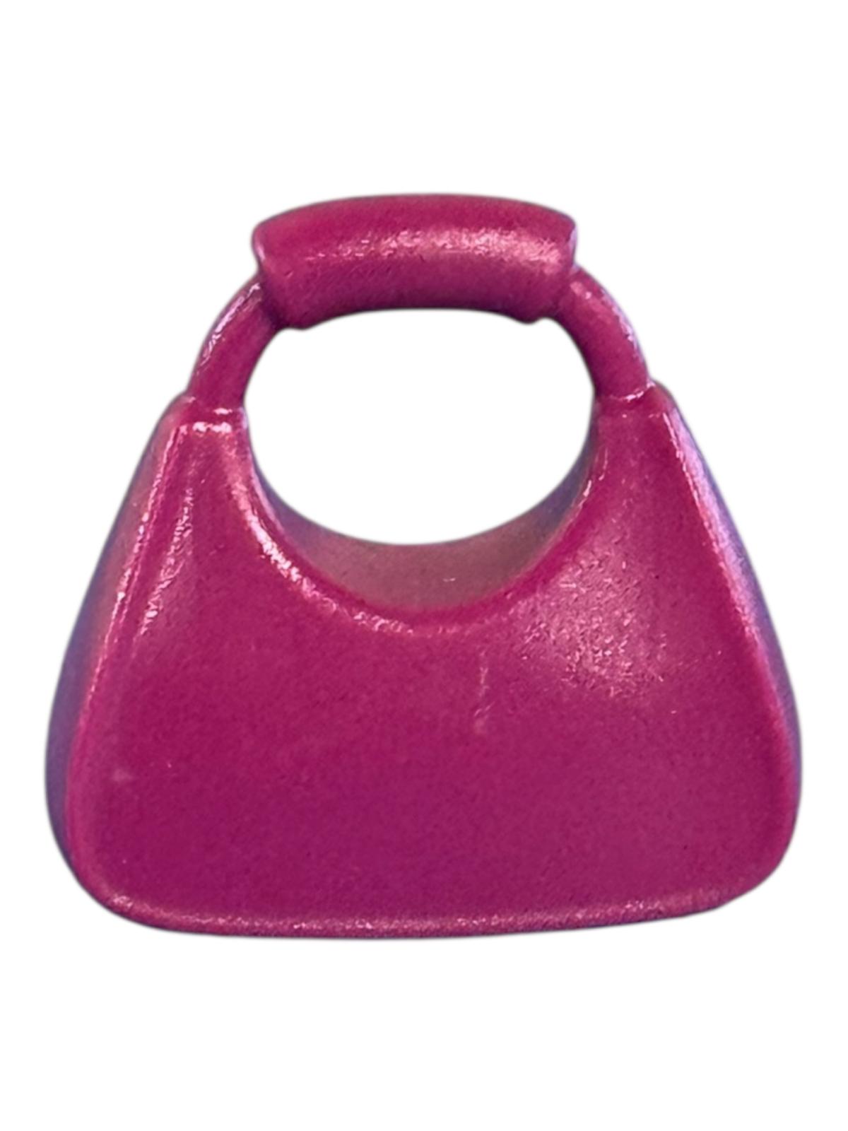 Handtas donker roze