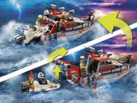 Redding op zee: brandbestrijdingsmissie met reddingskruiser - 70140