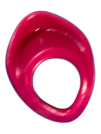 kraag capuchon kind rood/fuchsia