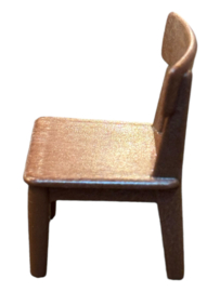 Stoel donker bruin 2 -  30051933