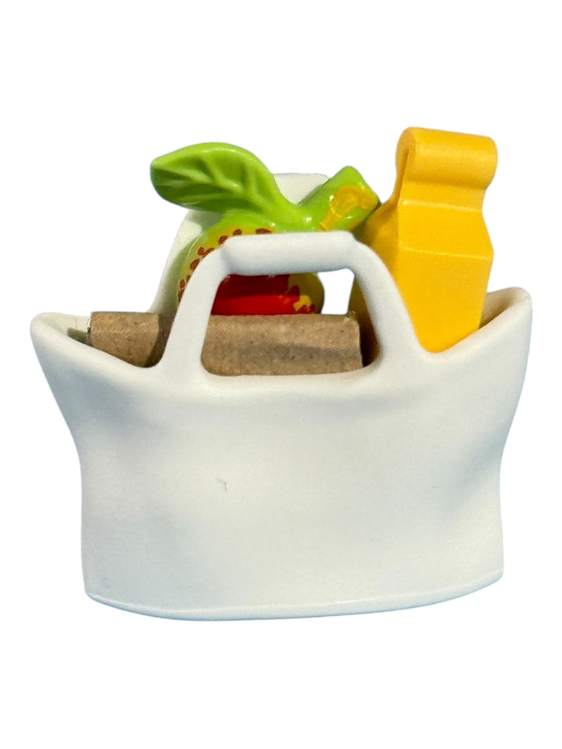 Boodschappentas wit met boodschappen 30252602-2