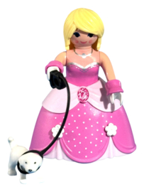 serie 17 dame met hond