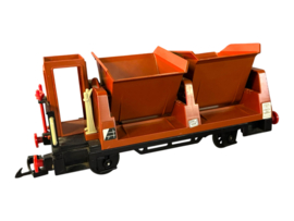 kolen Wagon Dubbel bruin T0019