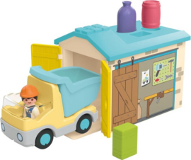 Ladingwagen met sorteer-garage - 71686