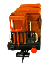 kolen Wagon Dubbel bruin T0022