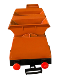 kolen Wagon Dubbel bruin T0018