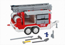 Brandweer-aanhangwagen - 7485