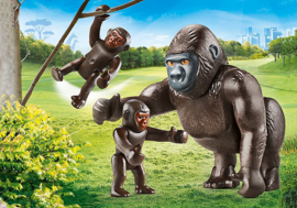 Gorilla met babies -70360