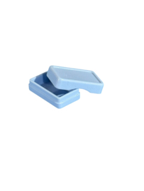 bakje/broodtrommel blauw