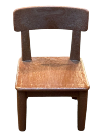 Stoel donker bruin 2 -  30051933