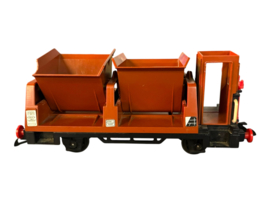 kolen Wagon Dubbel bruin T0019