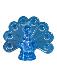 Pauw ornament fontein blauw 30613360