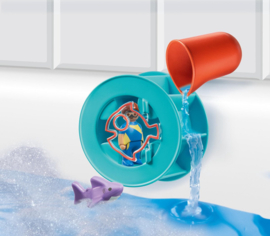 Waterwervelrad met babyhaai - 70636