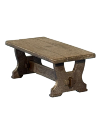 Houten tafel donker bruin 30512243