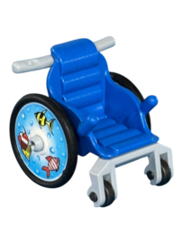 rolstoel kinder blauw