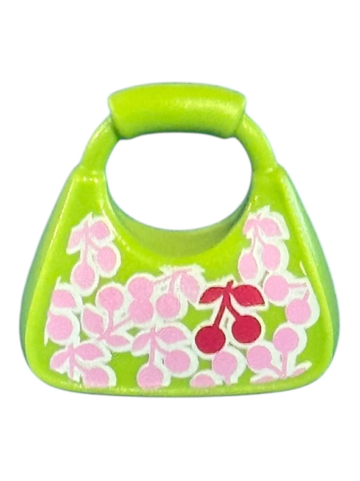 Handtas groen met opdruk 30631595