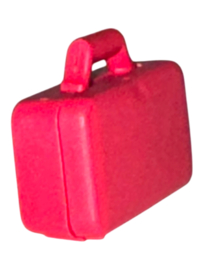 koffer rood/roze
