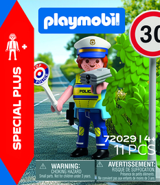 Politieagent met snelheidsradar - 72029