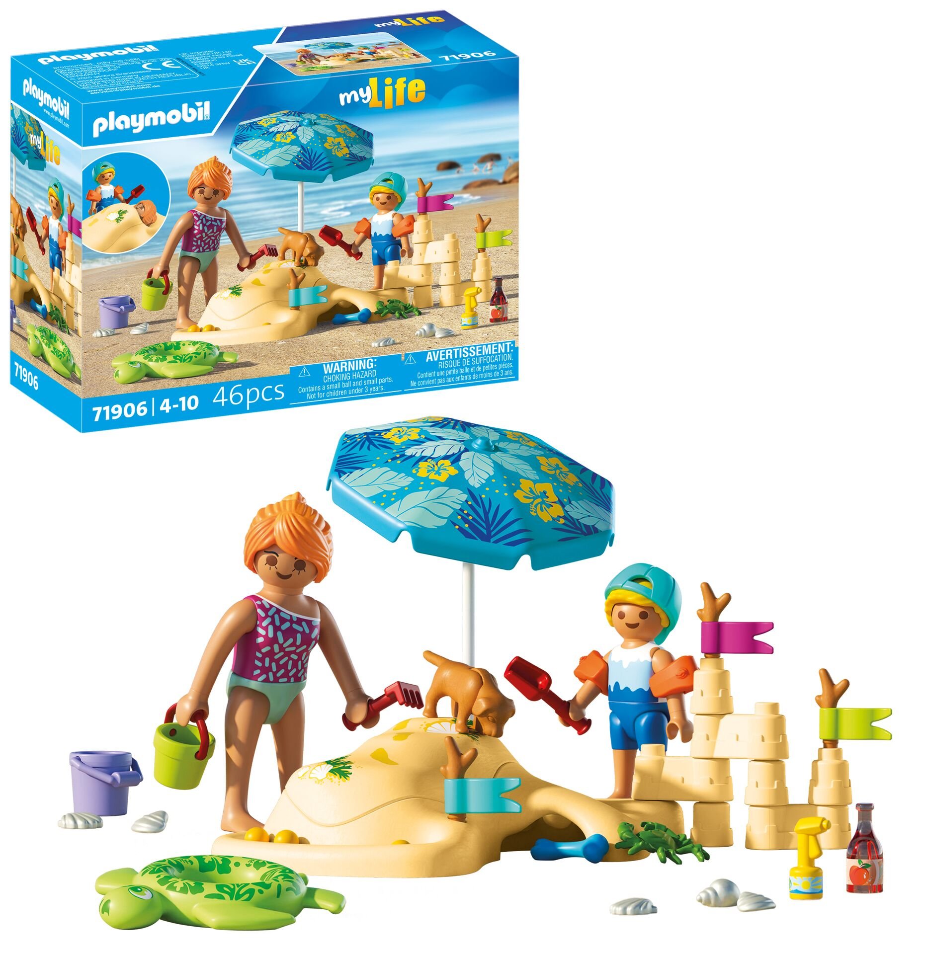Familieplezier op het strand - 71906
