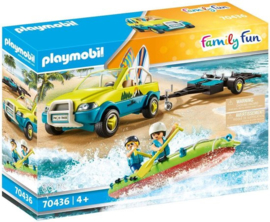 Strandwagen met kano's - 70436