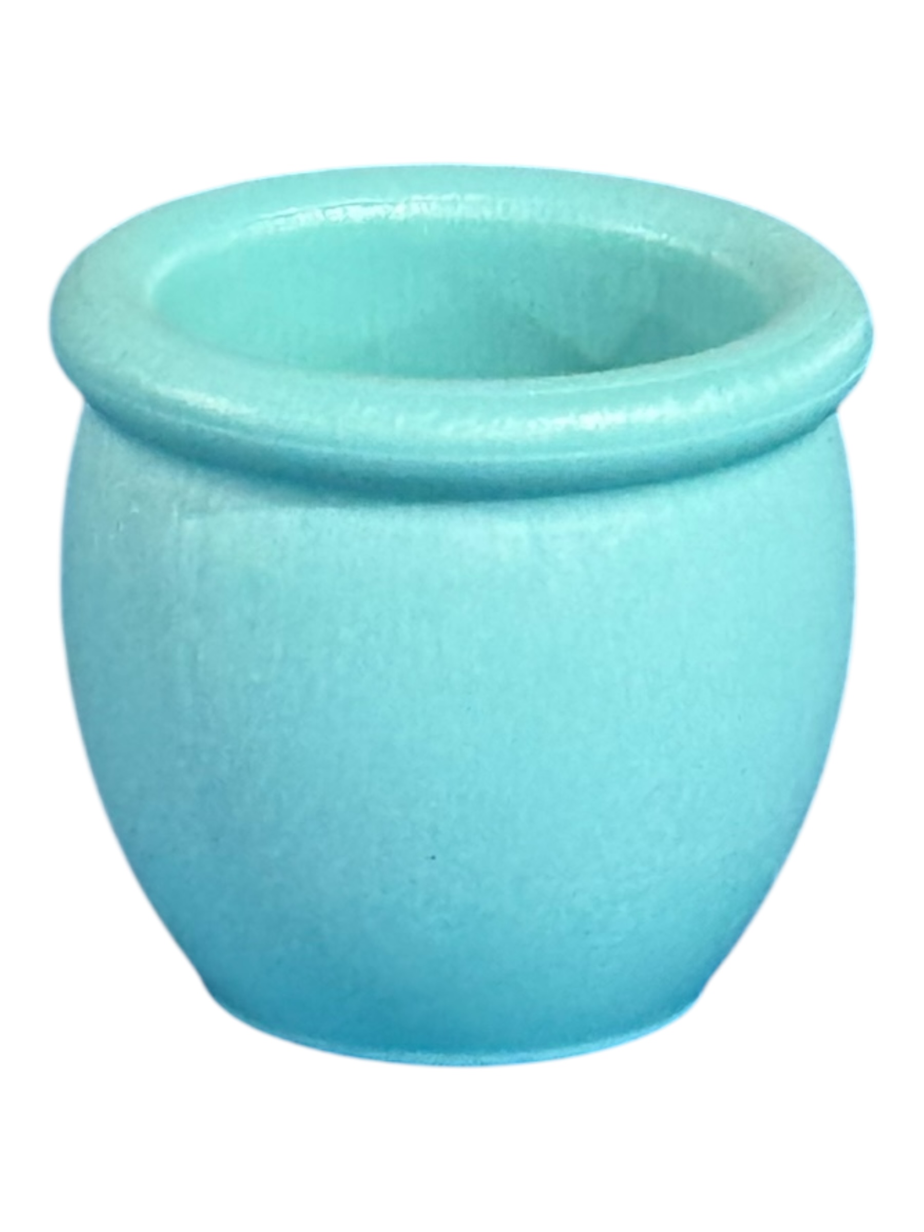 Bloempot aqua kleurig
