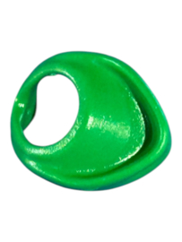 kraag capuchon kind groen