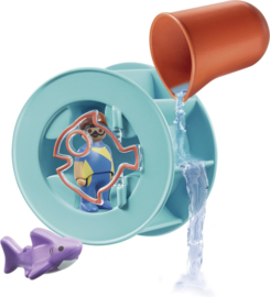 Waterwervelrad met babyhaai - 70636