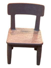Stoel middel bruin 2 -  30052753