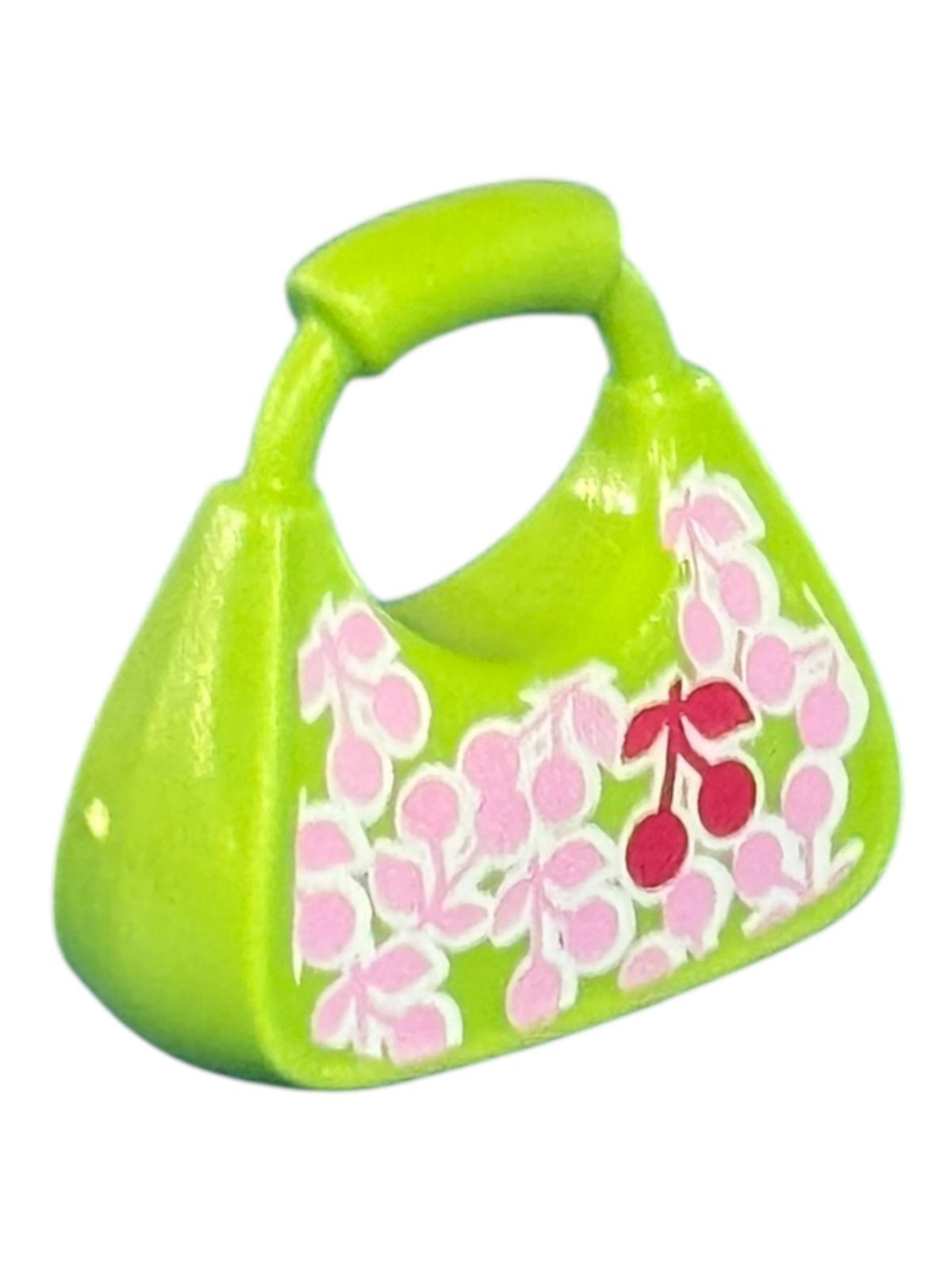 Handtas groen met opdruk 30631595