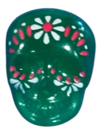 doodshoofd schedel groen skul