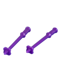 Ski stok paars kind set 2 stuks 40200260