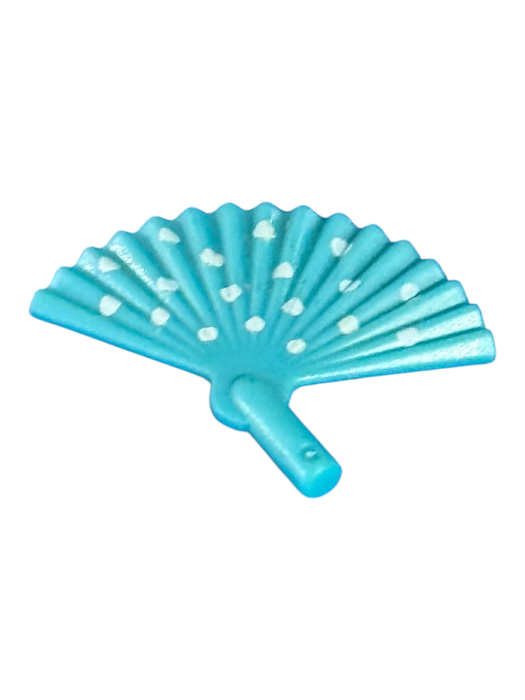waaier  aqua met stippen 30620185