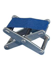 Vouw kurk campingkruk blauw/grijs 30512002 / 30807503