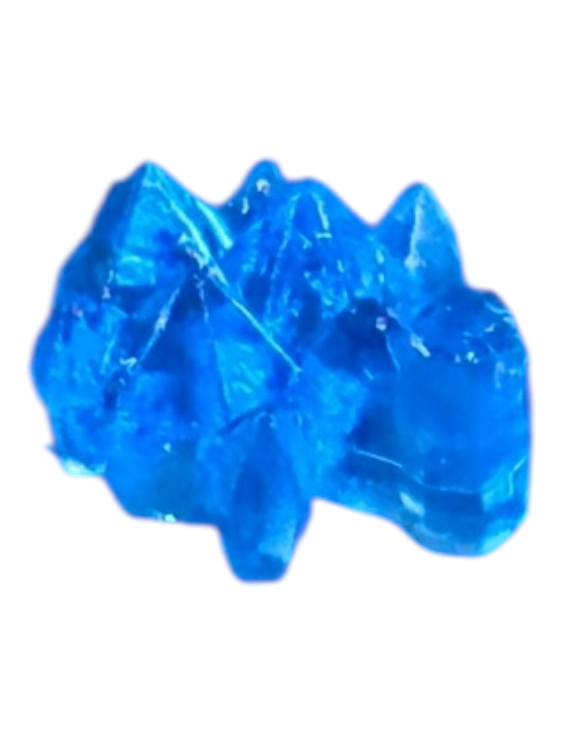 diamant klein met handvat licht blauw