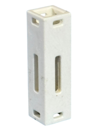 wit paaltje open bovenkant