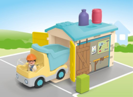 Ladingwagen met sorteer-garage - 71686