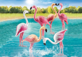 Zwerm flamingo's - 70351