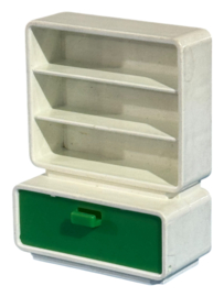 Kast wit/groen  (set 3417)