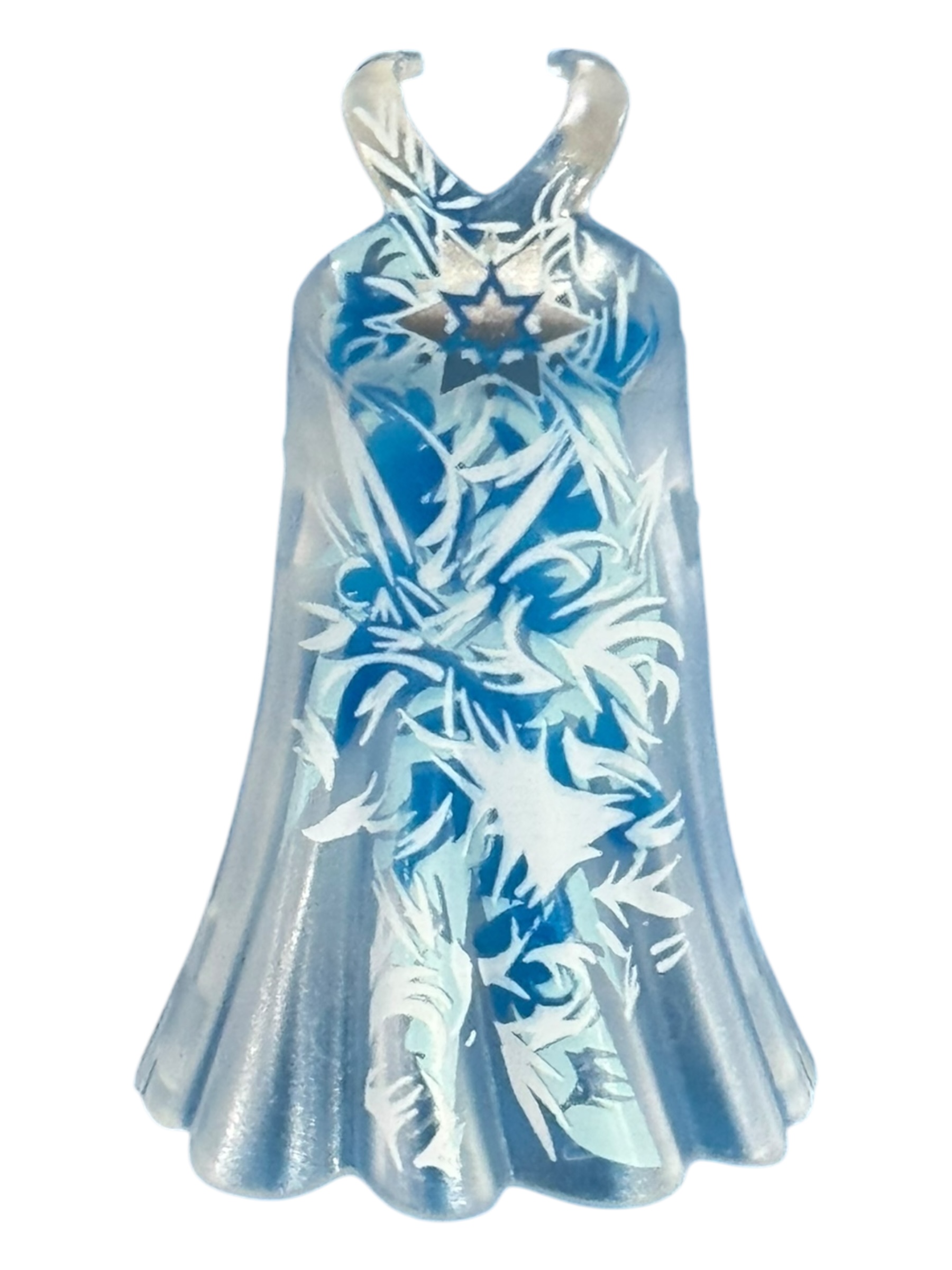 kleding jurk ijs blauw / transparant 30675823