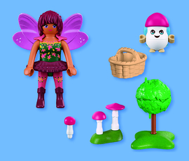 Fee met schattig hulpje - 72034