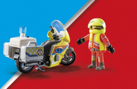 Noodmotorfiets met zwaailicht - 71205