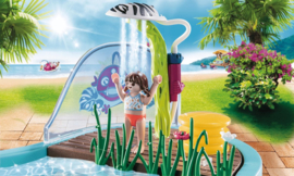 Leuk zwembad met watersplash - 70610